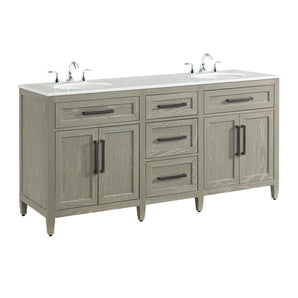 Dash 72" Double Bathroom Vanity Set