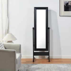 CHEVAL MIRROR WITH JEWELRY STORAGE & LED LIGHT